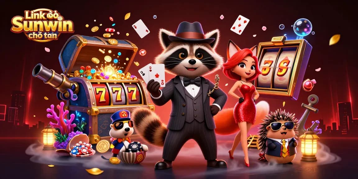 Engage in thrilling play with Link vào Sunwin chính thức, featuring vibrant 3D casino characters and dynamic game elements.