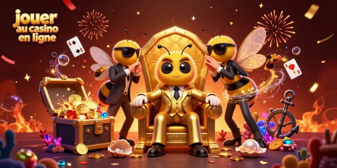 Jouer au casino en ligne dans un univers fantastique peuplé de personnages animés et de trésors scintillants.