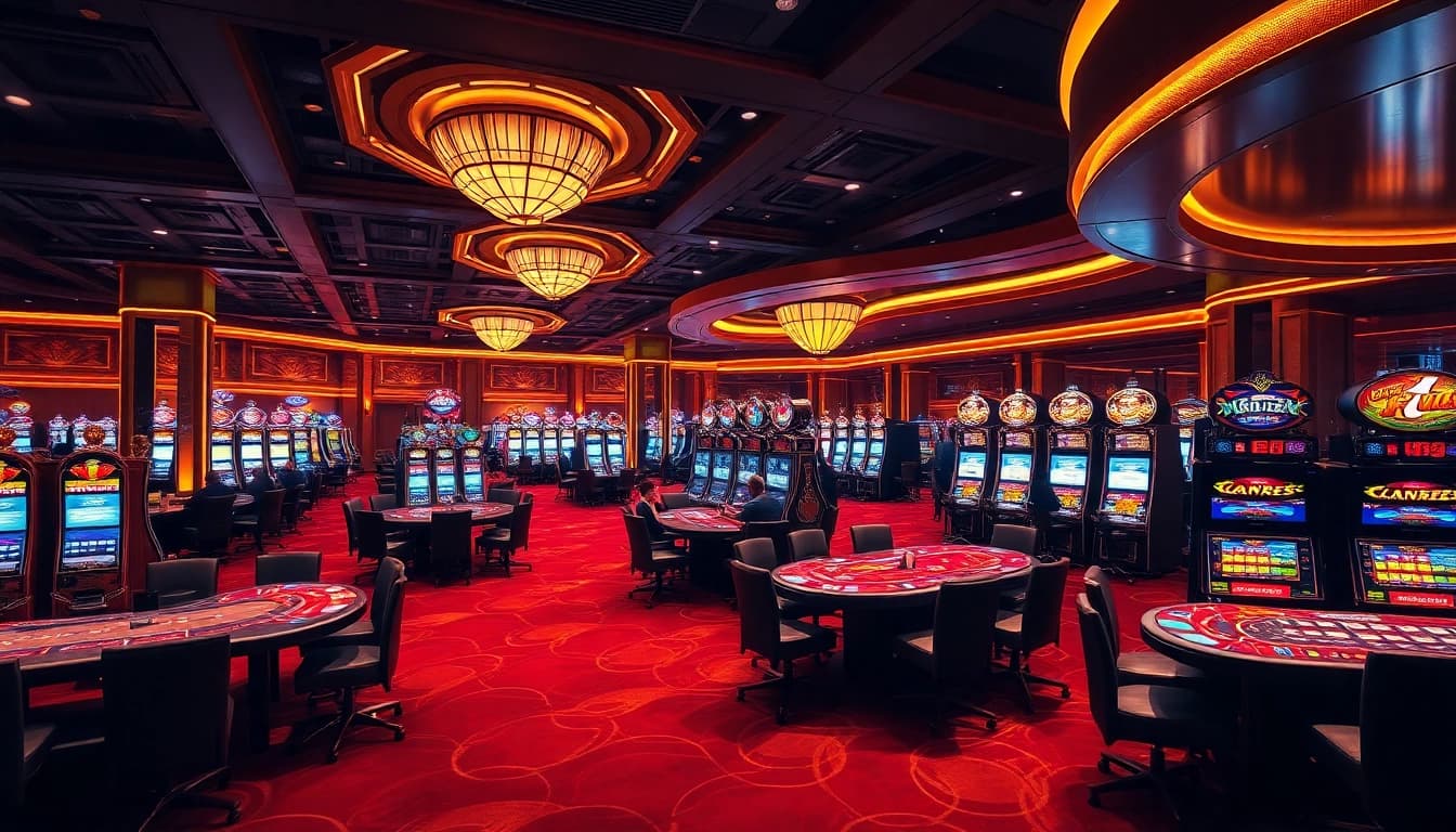 Menangkan permainan dengan pakde4d di arena kasino yang mewah dan penuh cahaya.