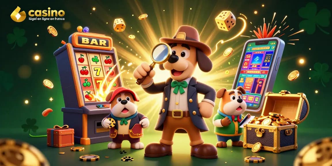 Jouez au casino légal en ligne en France avec les détectives à la recherche de trésors et de gains en or