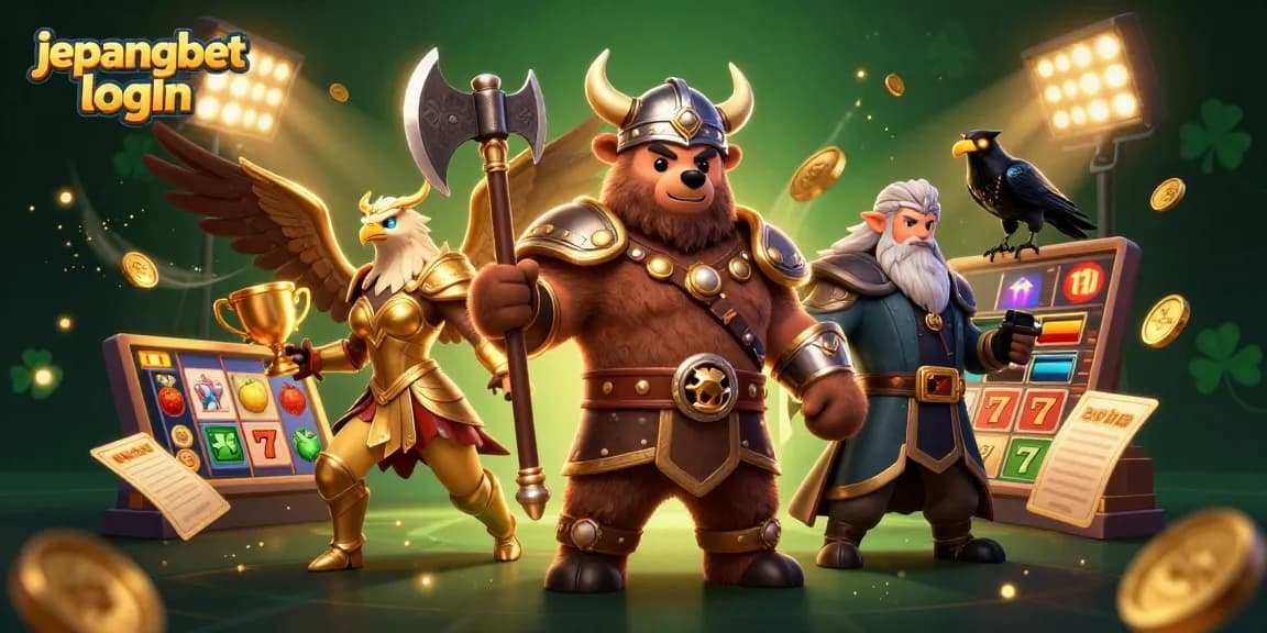 Engage with jepangbet login and experience dynamic slot gaming with a Viking bear and Valkyrie eagle.
