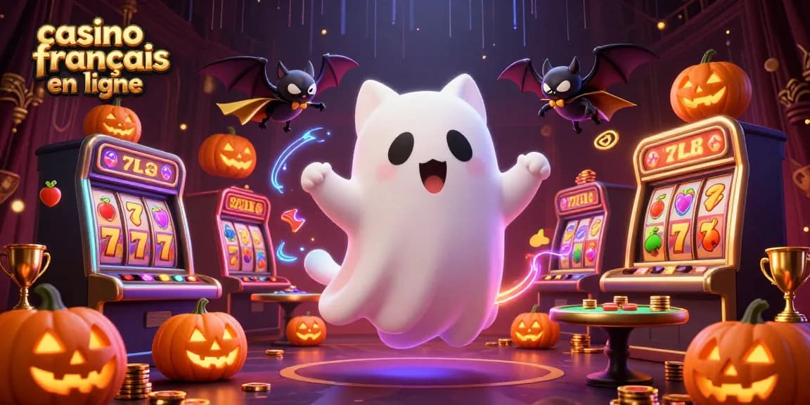 Gagnez des jackpots avec le casino français en ligne dans cette scène animée de jeux.