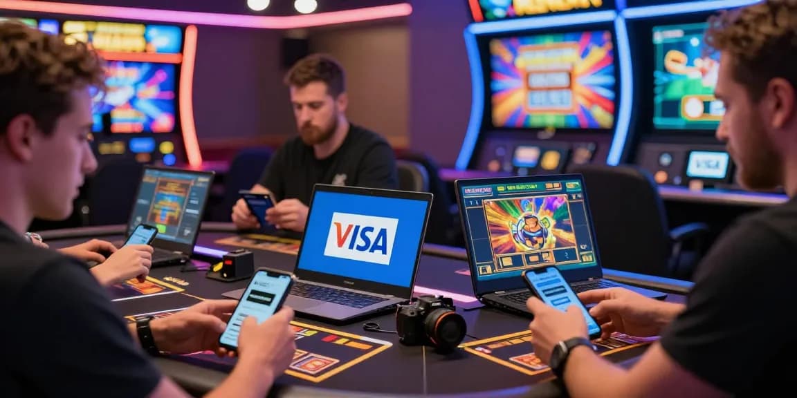 Players engaging with credit card casinos at https://alsbury.co.uk/, showcasing excitement and modern payment methods.