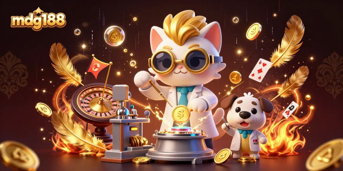 Experience thrilling gameplay at mdg188, where golden tokens and engaging casino elements await players.