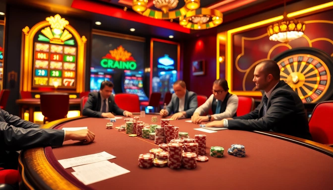 Découvrez l'adrénaline du meilleur casino en ligne 2026 avec des visuels de casino dynamiques mettant en avant l'action du poker.