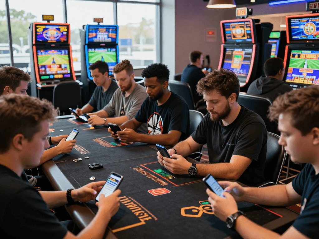 Người chơi tại Jin88 tham gia đặt cược thể thao và trò chơi casino trực tuyến trong không khí sôi động.