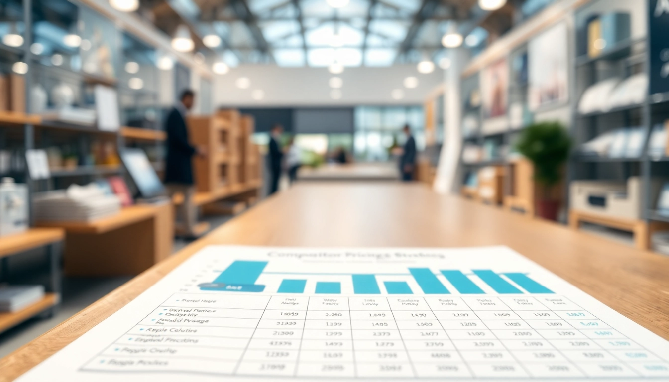 Analyze competitor pricing strategies with a modern infographic showcasing key insights.