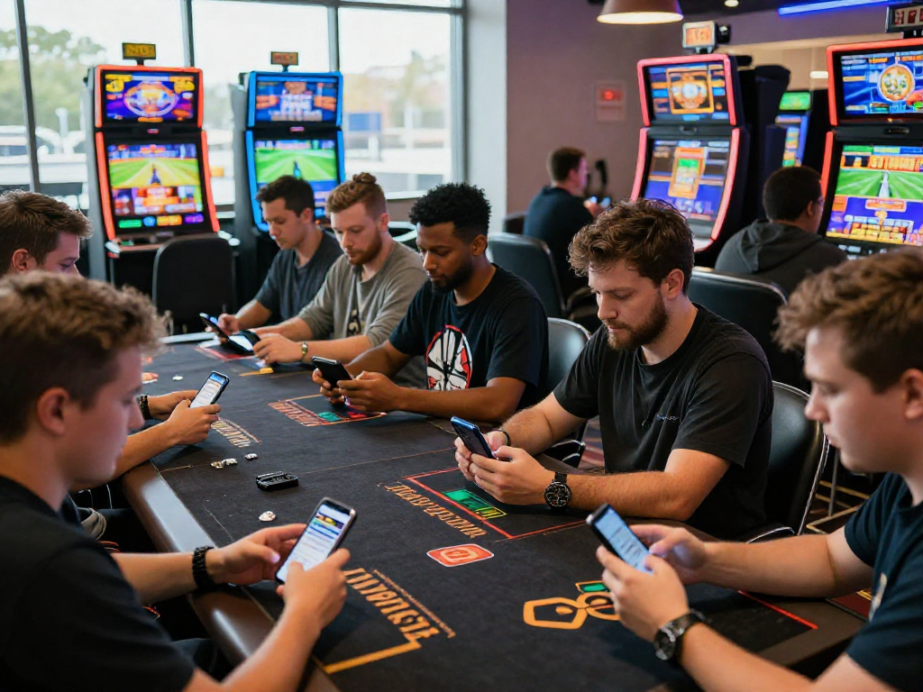 Người chơi tại Jin88 tham gia đặt cược thể thao và trò chơi casino trực tuyến trong không khí sôi động.