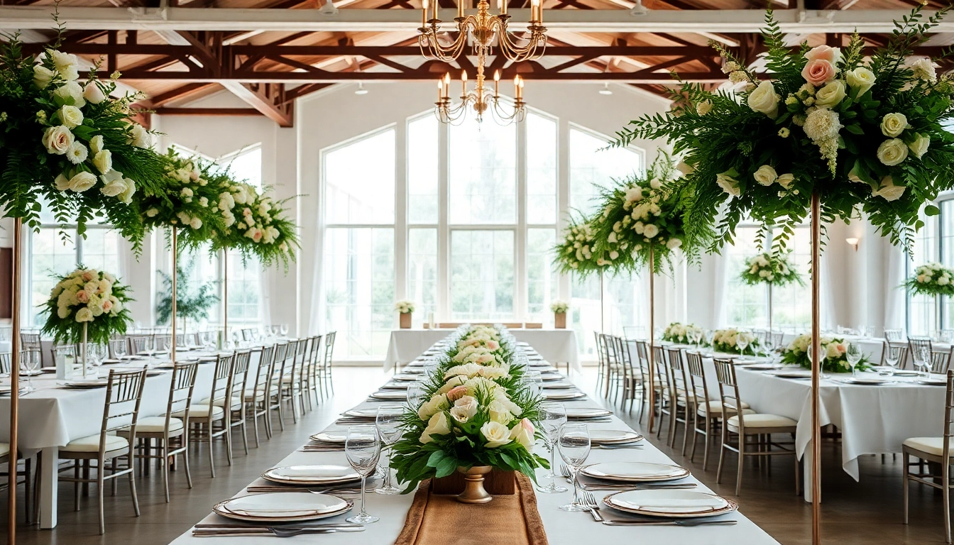 Celebrate a dream wedding in a stunning Wedding Event Space Jacksonville, featuring elegant decor and a warm ambiance.