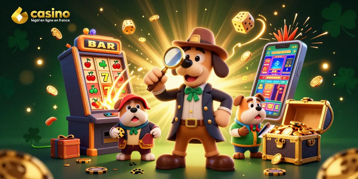 Jouez au casino légal en ligne en France avec les détectives à la recherche de trésors et de gains en or