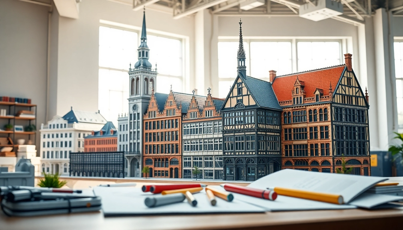 Architekturmodellbau Aachen zeigt detaillierte Architekturmodelle und Designwerkzeuge.