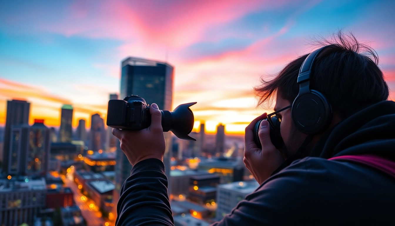 Capture a vibrant Edmonton skyline by a professional photography company edmonton.