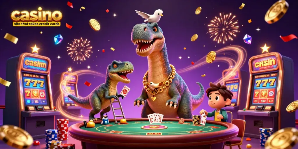 Experience the thrill at a casino site that takes credit cards with exciting gaming features and captivating characters.