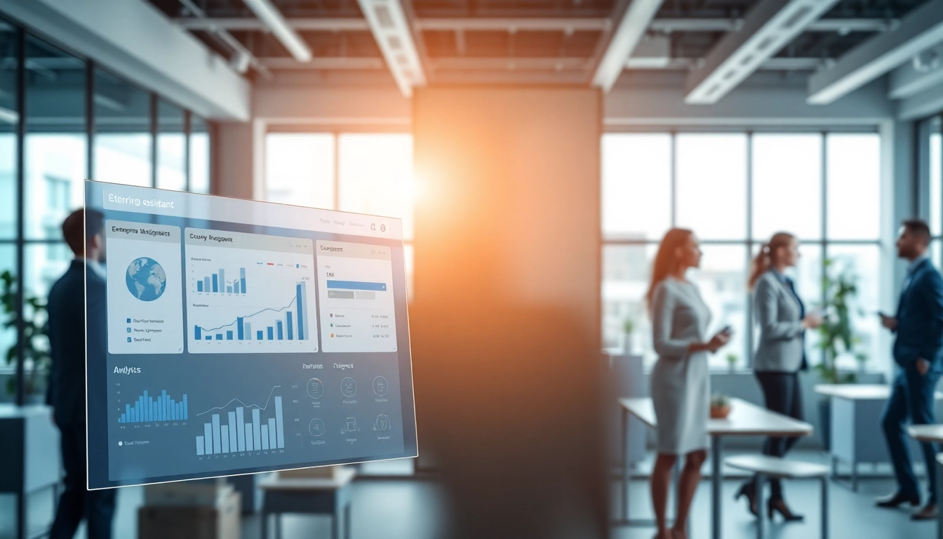 Utilize the enterprise assistant platform for streamlined task management in a professional office.