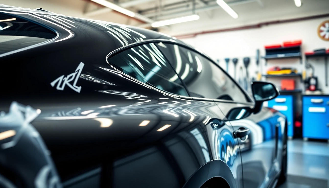 Enhance your view with professional auto window tint near me on a sleek car.