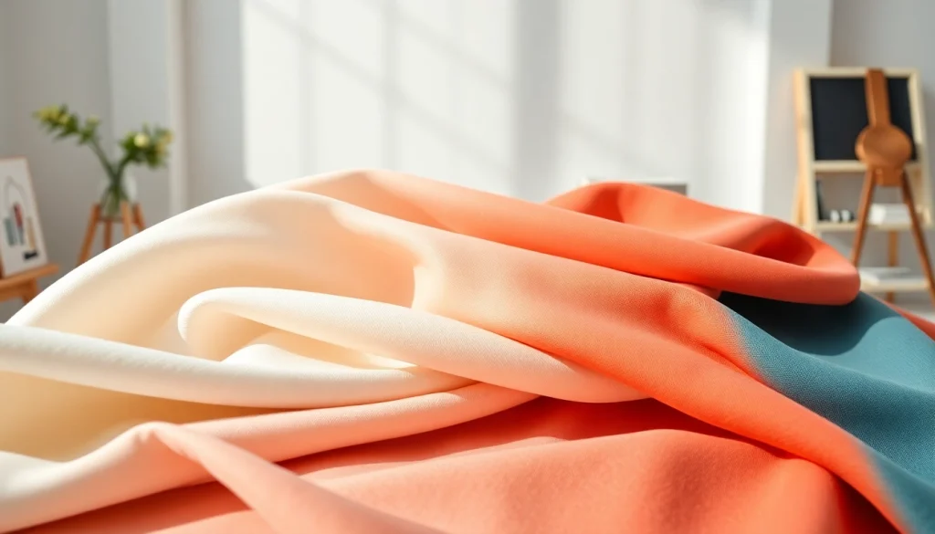 Katoen stoffen in verschillende kleuren, mooi gepresenteerd om textuur en kwaliteit te tonen.