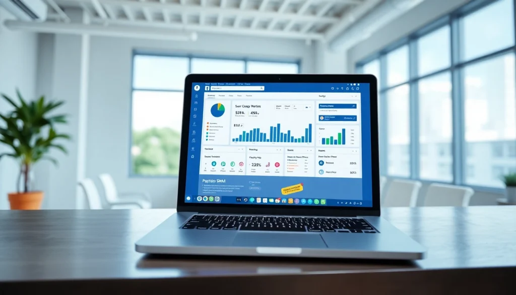 Elevate your online presence with a vibrant Facebook SMM panel interface.
