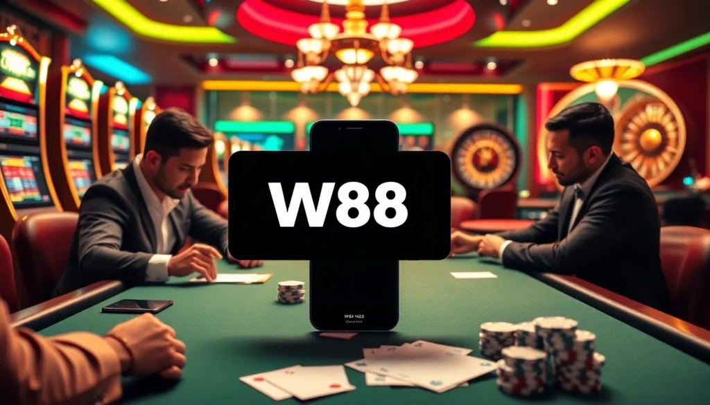 Trải nghiệm sự hồi hộp của cá cược trực tuyến với liên kết truy cập W88 mới nhất trên giao diện Casino sang trọng.