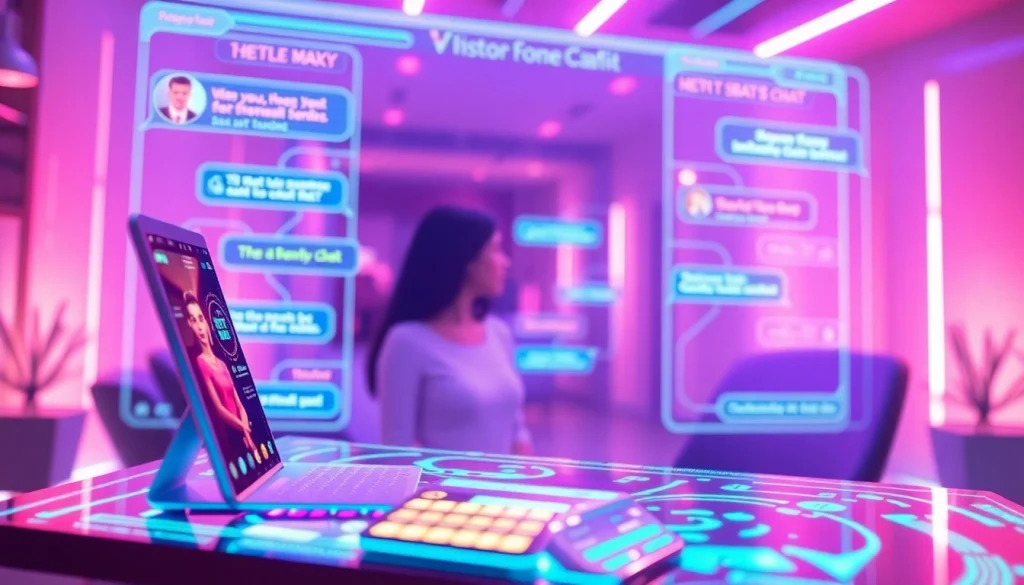 Engaging interface of sex chat ai showing intimate AI conversations and emoticons.