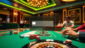 Engaging scene of casino poker with 상품권신용카드 integration for an advanced playing experience.