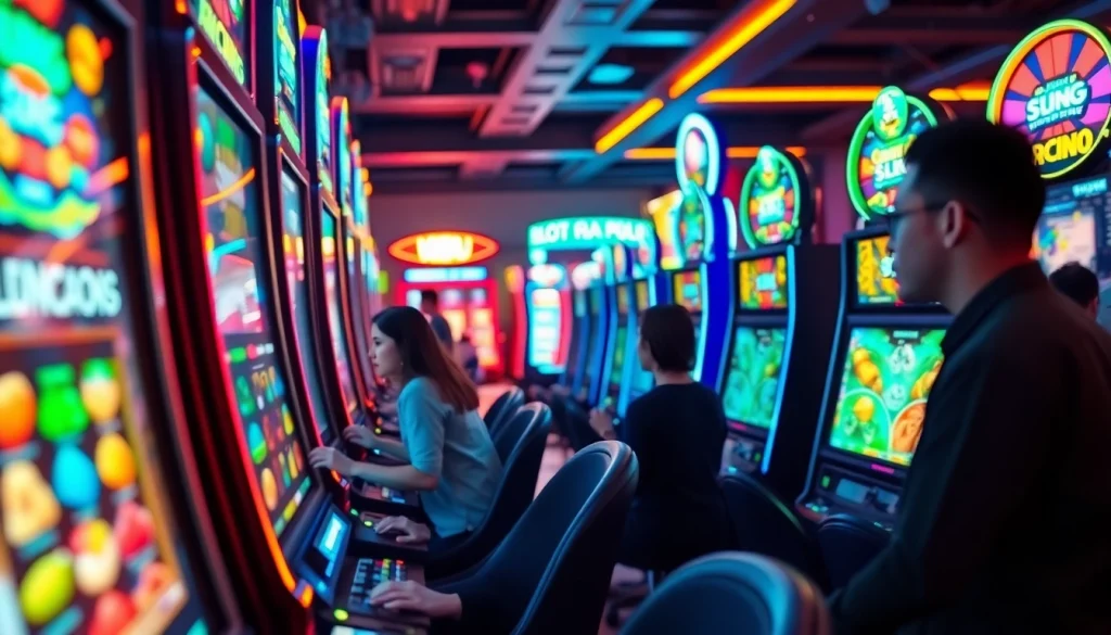 Rasakan keseruan bermain slot pulsa dengan grafis menarik dan suasana penuh energi.