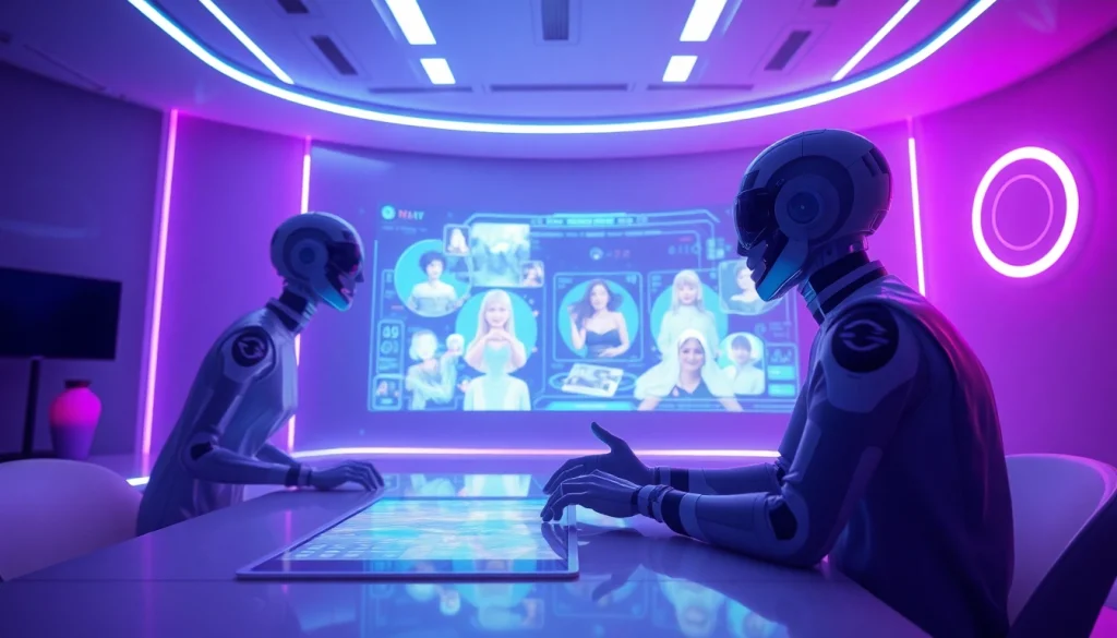 Interactive scene showcasing NSFW AI enhancing user engagement in a digital environment.