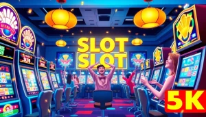 Rayakan kemenangan dalam permainan slot depo 1k dengan antarmuka digital yang ceria.