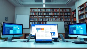 展示WPS官网协作功能与数字工具的动态现代办公空间。