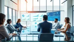 Enhance your strategy with competitive intelligence for sales in a modern meeting environment.