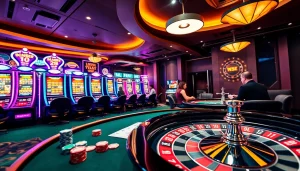 Players enjoy the excitement of winning at Gopay88 in a luxurious casino environment.