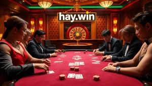 Experience high-stakes poker action at hay.win with luxurious casino vibes and thrilling gameplay.