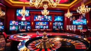 Découvrez le frisson au meilleur casino en ligne 2026 avec des jetons de poker vibrants et une roulette.