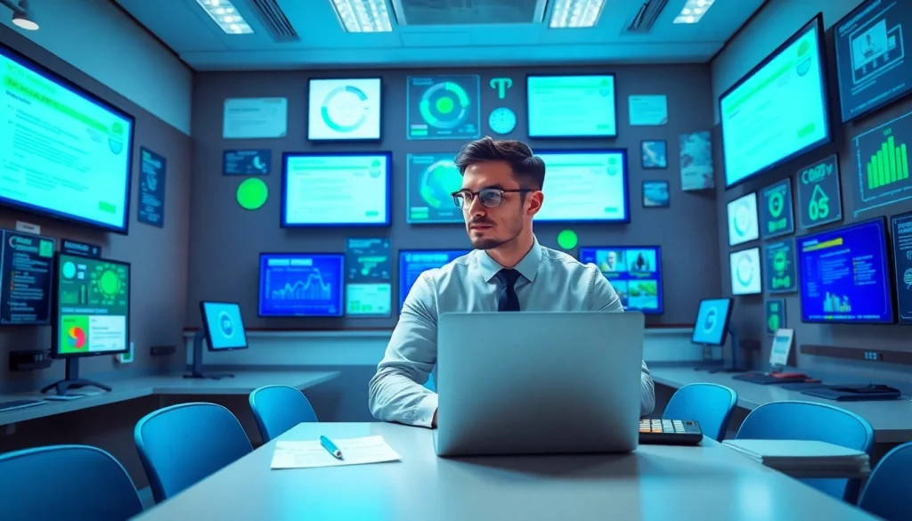 Showcasing various IT certifications without studying in a modern digital classroom setting.