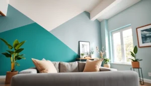 Transform your space with vibrant accent walls that add character and warmth.