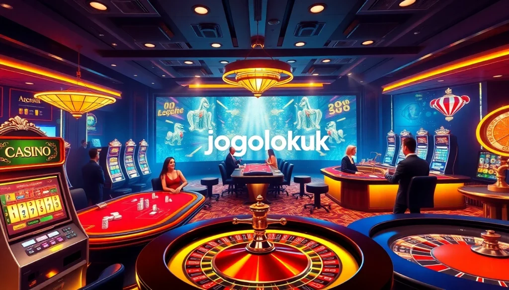 Experience the excitement of online betting at Jogoluck with vibrant casino games and thrilling action.